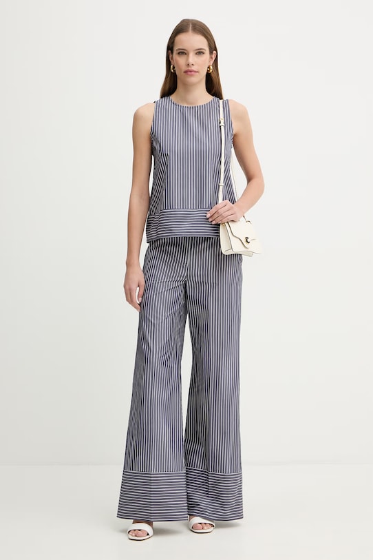 IBlues spodnie bawełniane ORIGINE 2617131062200 granatowy SS26