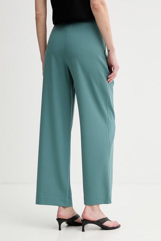 Ρούχα Calvin Klein παντελόνι ίσιο γυναικείο LV044F650G τιρκουάζ