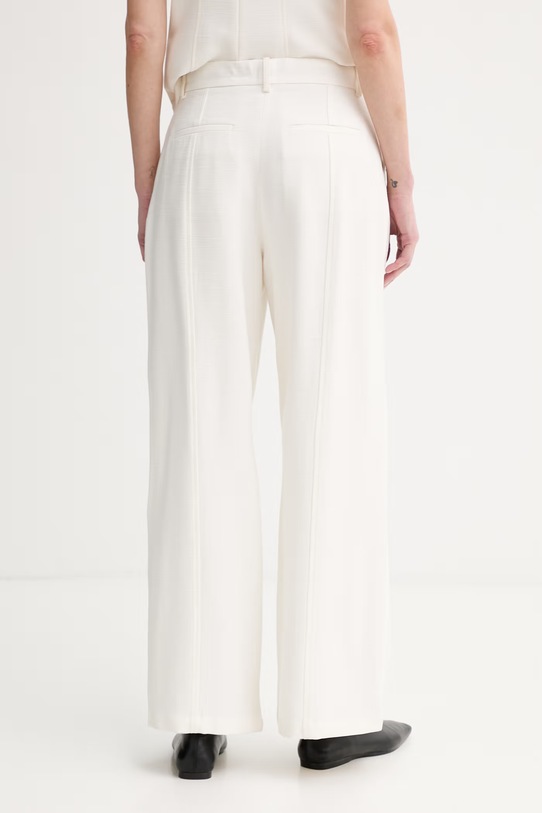 Дрехи Calvin Klein панталон дамски с вискоза LV044F651G бежов