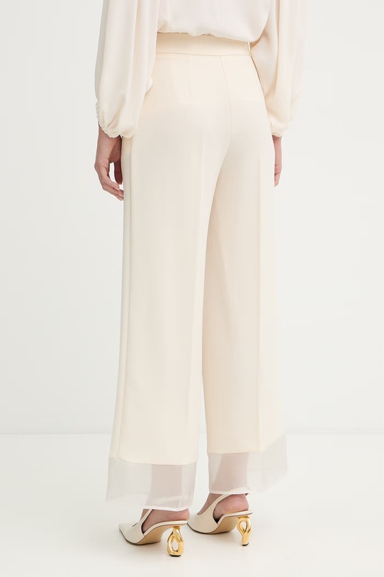 Odzież Simona Corsellini spodnie P26CPPA00701 beżowy