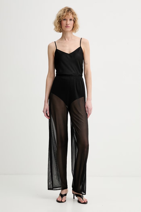 Calvin Klein nohavice dámske LV00Q61237 čierna SS26