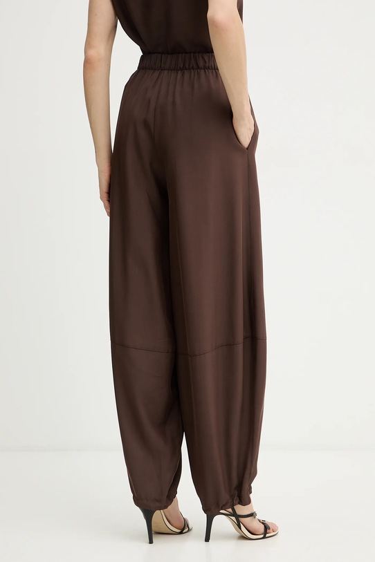 Odzież Simona Corsellini spodnie P26CPPA00301 brązowy