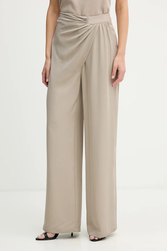 Simona Corsellini spodnie prosty beżowy P26CPPA00801