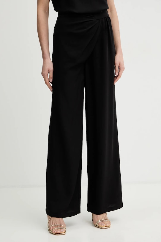 Simona Corsellini spodnie prosty czarny P26CPPA00801