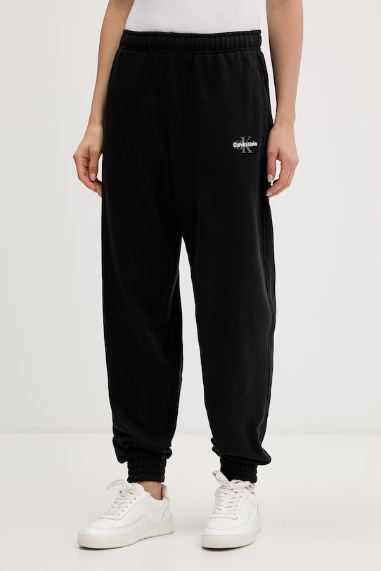 Calvin Klein Underwear teplákové nohavice dámske čierna LV00QS7651
