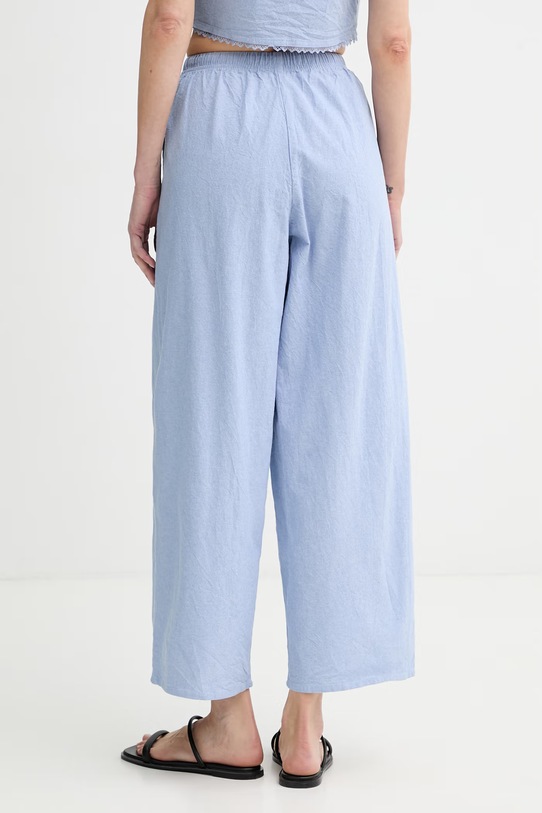 Oblečenie American Vintage nohavice dámske bavlnené FEO10A modrá