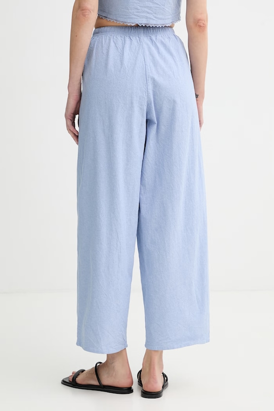 Oblečenie American Vintage nohavice dámske bavlnené FEO10A modrá