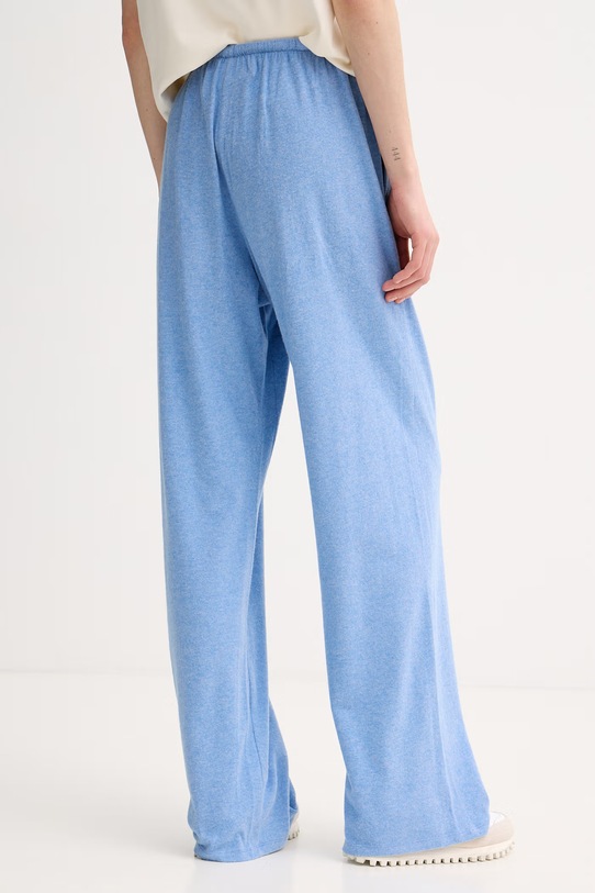 Odzież American Vintage spodnie dresowe damskie z modalem YPA05A niebieski