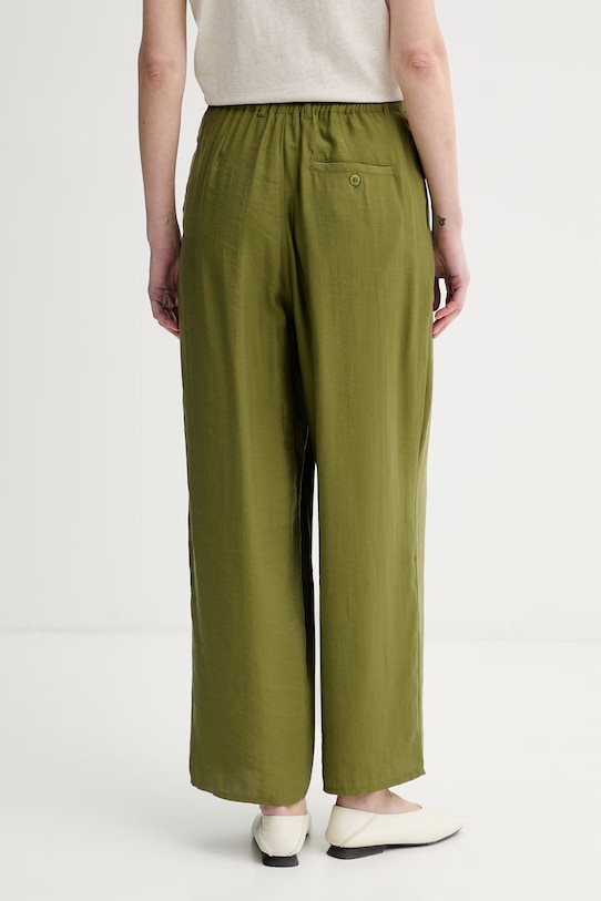 Îmbrăcăminte American Vintage Pantaloni femei cu modal YSO10B verde