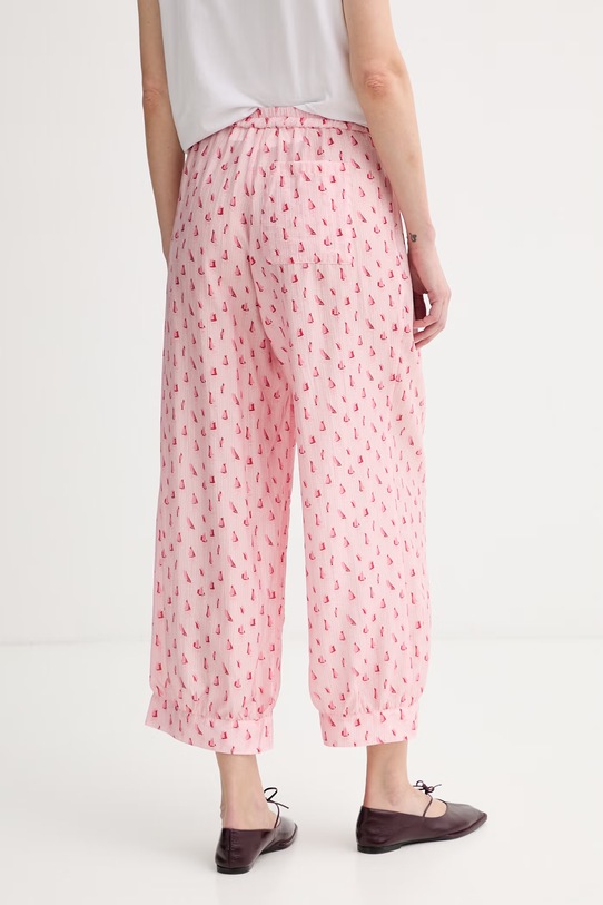 Odzież American Vintage spodnie damskie ZIV10C różowy