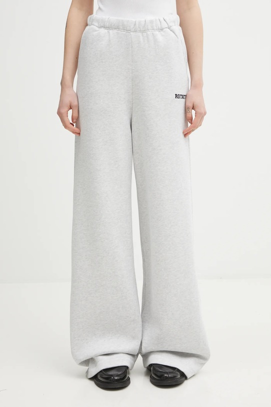 Rotate pantaloni tuta di cotone semplice grigio 1153311473