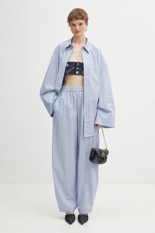 Rotate pantaloni in cotone 1153643082 blu