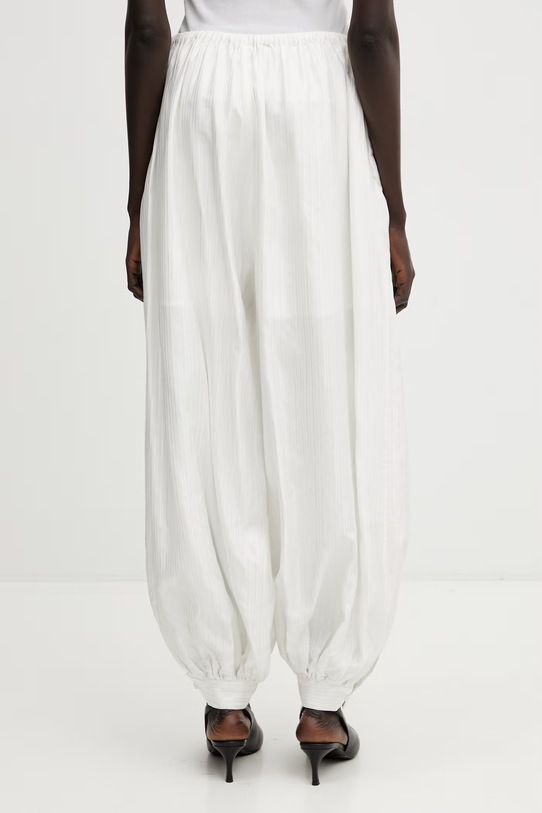 Odzież Rotate spodnie parachute damskie z wiskozą 115666400 biały