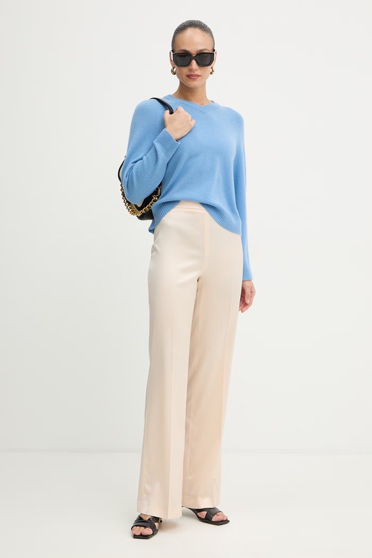 Twinset spodnie 261TP2421 beżowy SS26