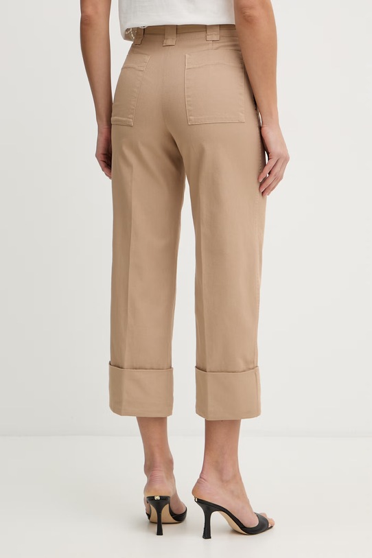 Abbigliamento Twinset pantaloni in cotone 261TP2150 beige