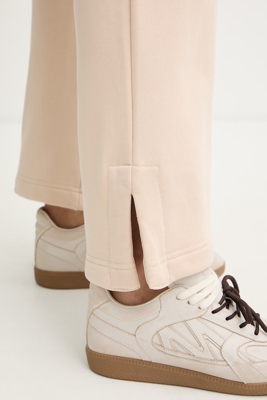 Бавовняні спортивні штани Twinset 261TP2171 бежевий