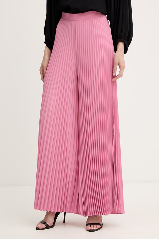 Twinset spodnie tkanina różowy 261TP2561