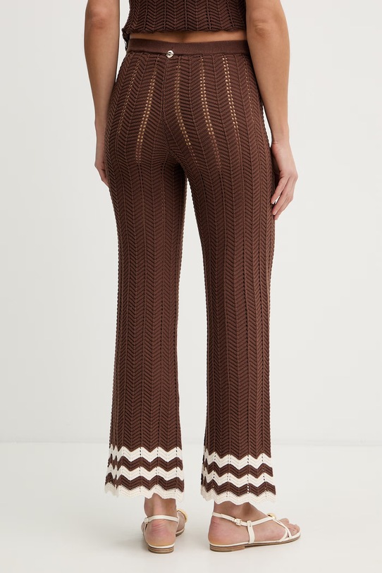 Odjeća Pamučne hlače Twinset 261AP3062 smeđa