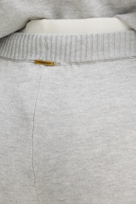 Twinset spodnie dresowe szary 261LL3MCC