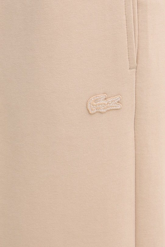 Lacoste spodnie dresowe damskie beżowy XF0041