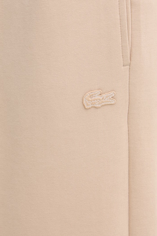 Lacoste spodnie dresowe damskie beżowy XF0041