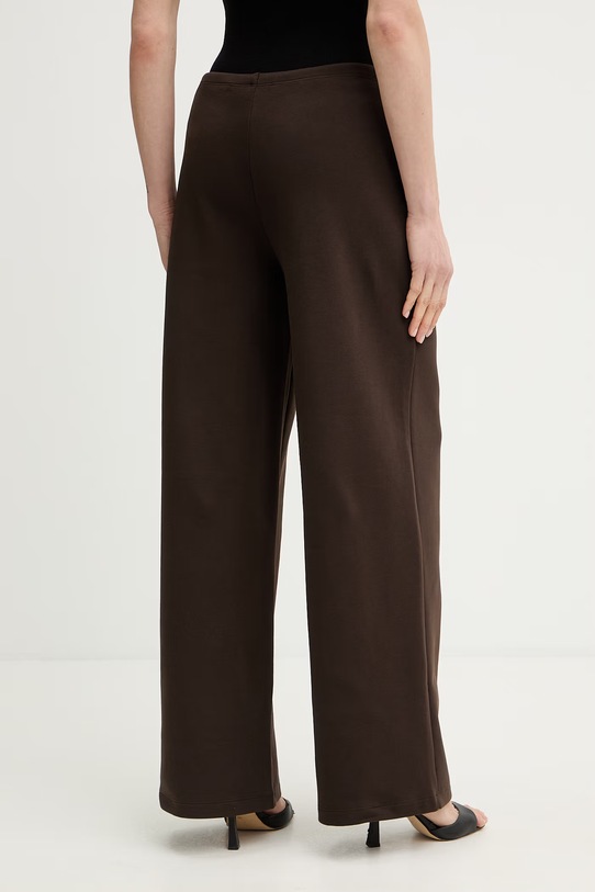 Odzież Trussardi spodnie dresowe damskie bawełniane P8096000022N brązowy