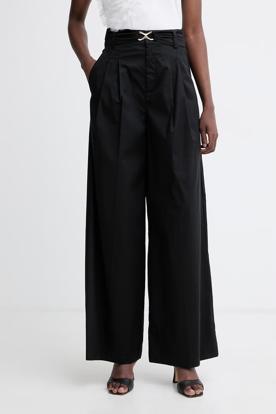 Twinset hlače ženske črna 261TT2162