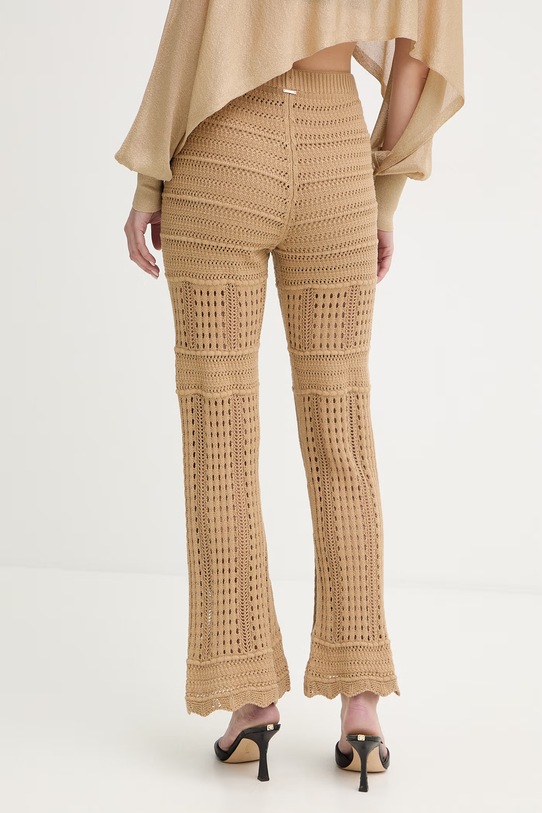 Odzież Twinset spodnie bawełniane 261TT3262 beżowy