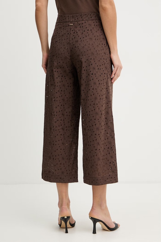 Odjeća Pamučne hlače Twinset 261TF2112 smeđa