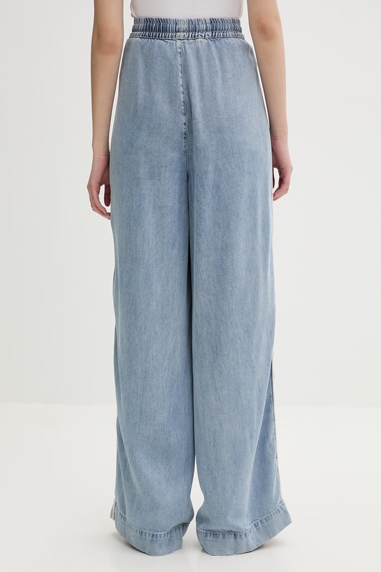 Odzież Gestuz spodnie damskie z lyocellem 10911025 niebieski