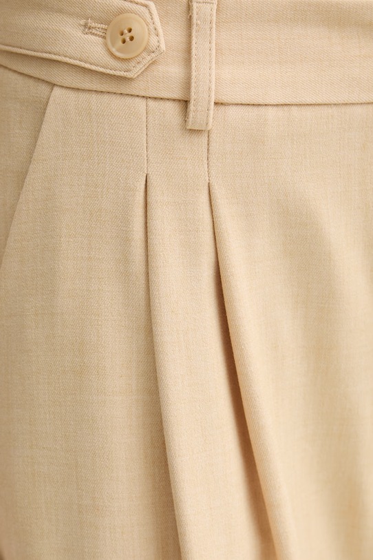 Gestuz spodnie damskie beżowy 10911101