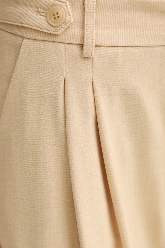 Gestuz spodnie damskie beżowy 10911101