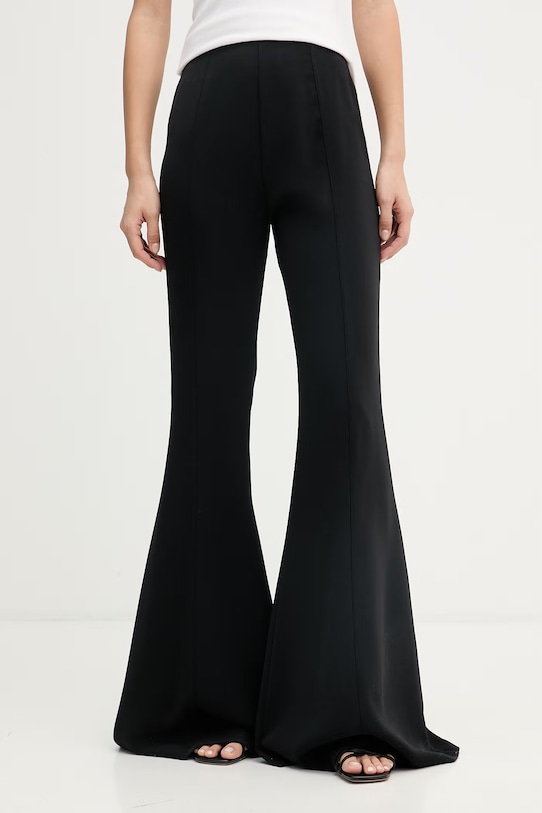 Aniye By Παντελόνι καμπάνα γυναικείο μαύρο 185092.