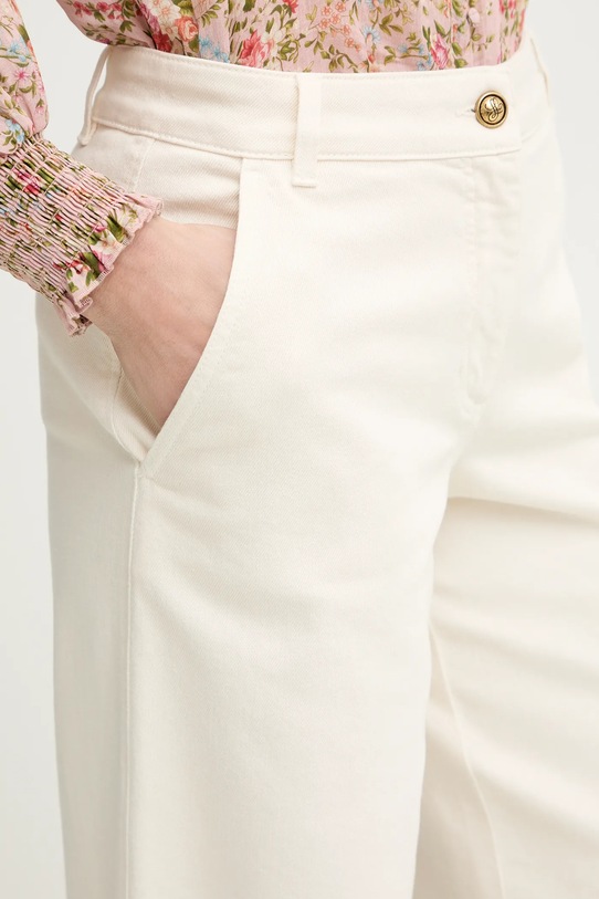 Luisa Spagnoli spodnie Assessore beżowy 542971