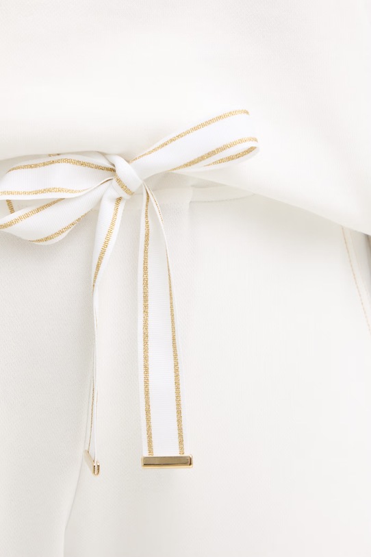 Luisa Spagnoli spodnie dresowe Alborella biały 543164