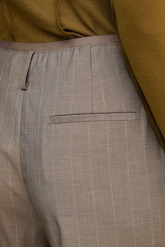 Sisley spodnie damskie brązowy 41Q6LF08L