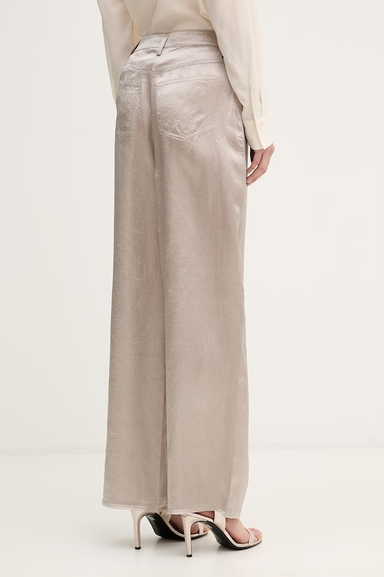 Odzież Sisley spodnie damskie 4Z1ZLE059 szary