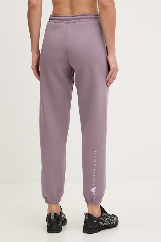 Odzież adidas by Stella McCartney spodnie dresowe damskie JZ0664 fioletowy