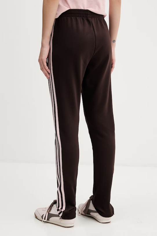 Odzież adidas Originals spodnie dresowe z bawełną damskie KD3790 brązowy