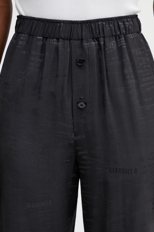 MM6 Maison Margiela dámské kalhoty černá S52KA0529.M35737.002J