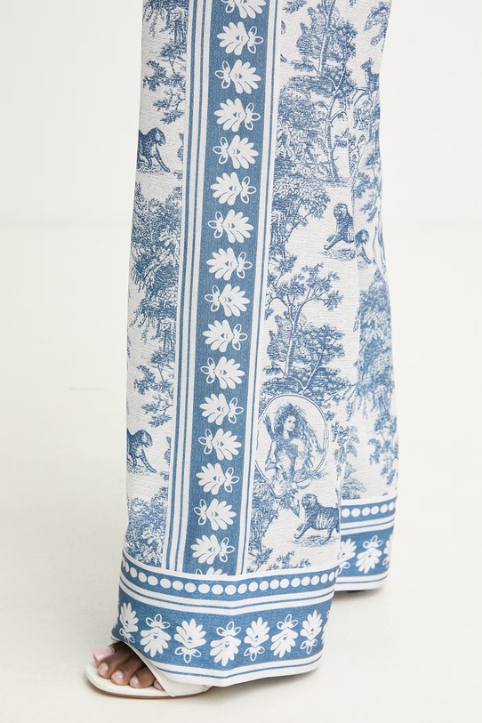 Fracomina spodnie damskie niebieski FS26SV3015W459K5