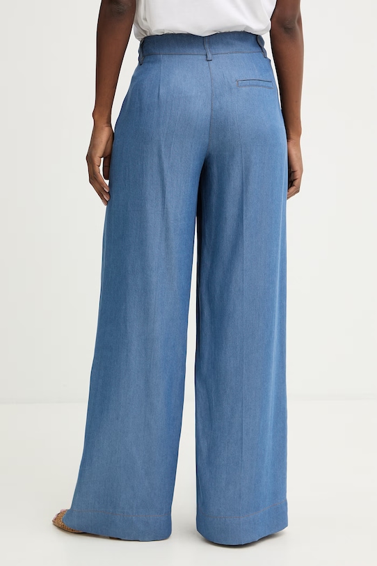 Odzież Fracomina spodnie FS26SV3005D46901 niebieski