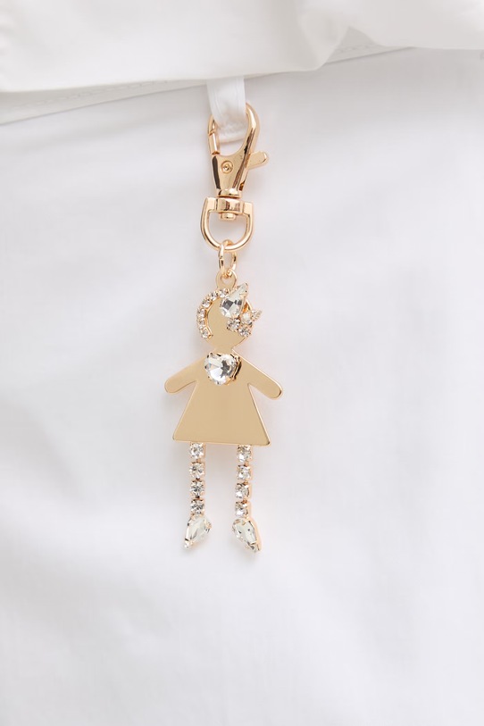 Fracomina spodnie damskie z bawełny biały FS26SV3011W40101