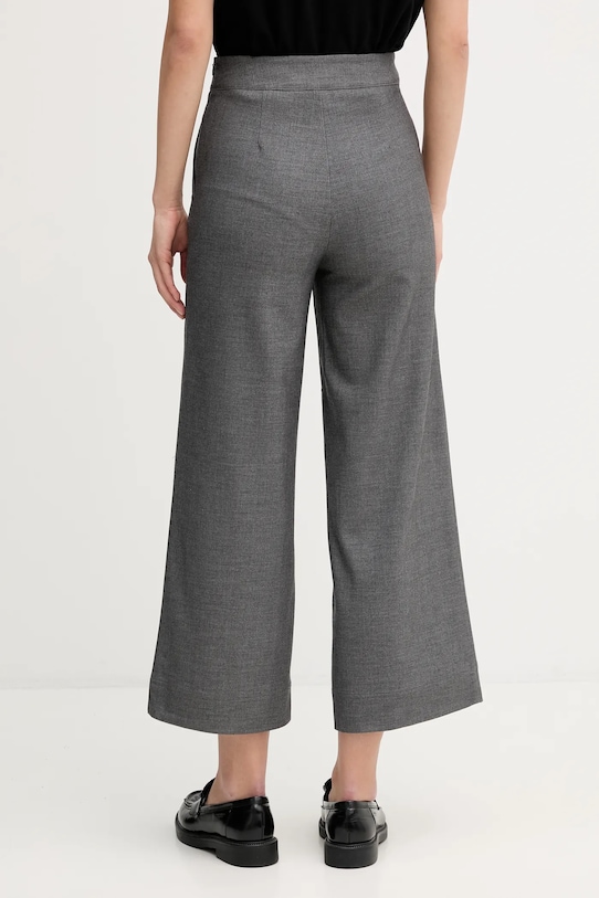 Odzież United Colors of Benetton spodnie z domieszką wełny 44T0DF0B3 szary