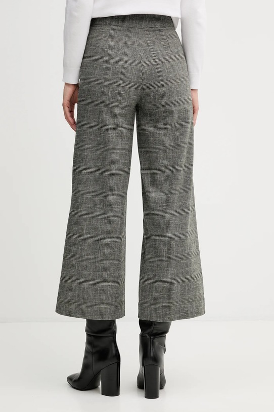 Odzież United Colors of Benetton spodnie z domieszką lnu 4Z8EDF0B9 szary