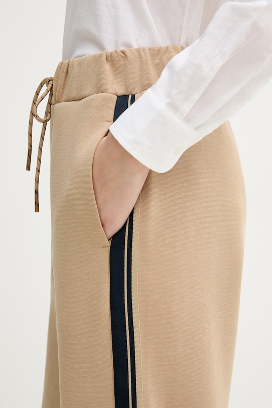 United Colors of Benetton teplákové nohavice dámske béžová 35B1DF01H
