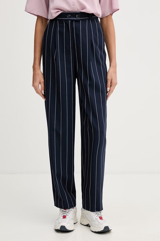 United Colors of Benetton spodnie damskie granatowy 46Q2DF0AH