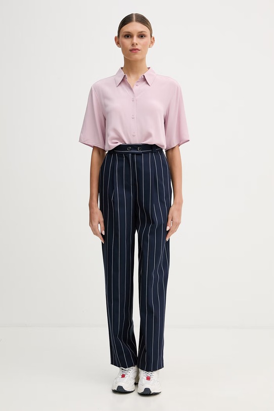 United Colors of Benetton spodnie damskie 46Q2DF0AH granatowy SS26