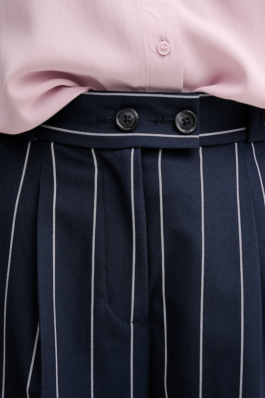 United Colors of Benetton spodnie damskie granatowy 46Q2DF0AH