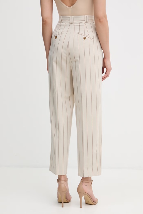 Odzież United Colors of Benetton spodnie damskie 46Q2DF0AH beżowy